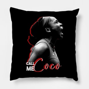 Call Me Coco Gauff Pillow