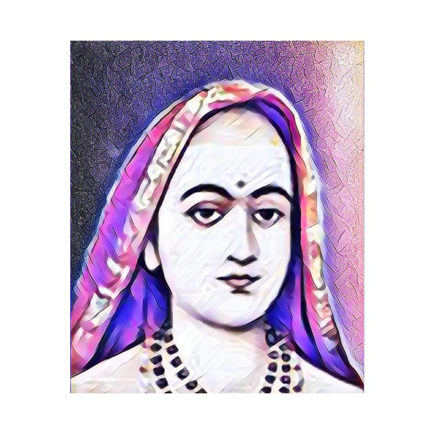 Adi Shankara Pink Portrait | Adi Shankara Artwork 7 by JustLit