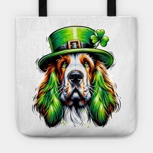 Grand Basset Griffon Vendeen Celebrates Saint Patrick's Day Tote