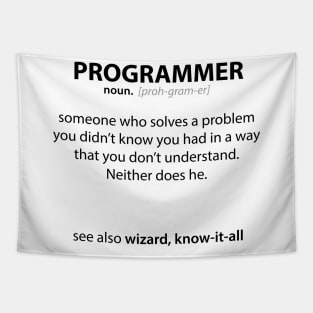 Programmer Dictionary Entry Tapestry