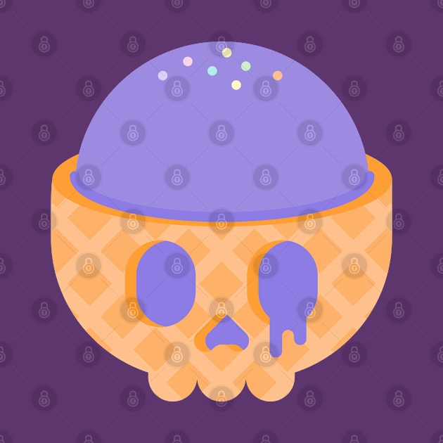 Ice Cream Skull by noeyedeer