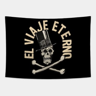 Vintage Eternal Life Calavera Tapestry