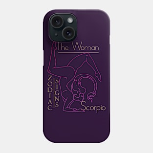 The woman Scorpio Phone Case