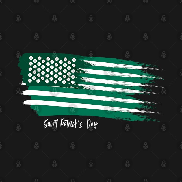 American Flag Saint Patrick's Day by smartrocket