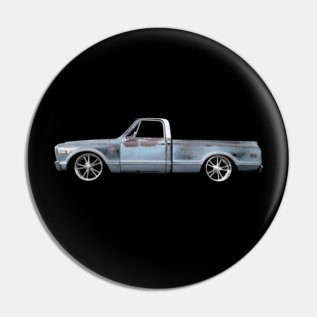 Chevy C-10 Pickup - black Pin by mal_photography