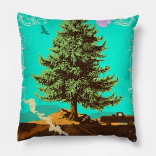 TREE TRACKS Pillow