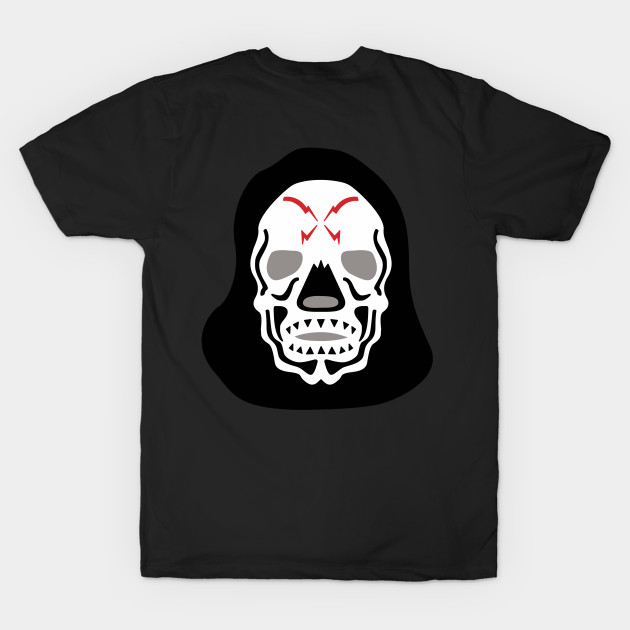 La Parka Mask - Back - Pro Wrestling - T-Shirt