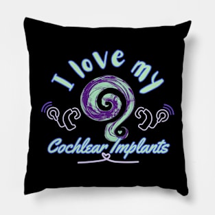 I love my cochlear implants | Deaf | CI Pillow