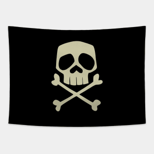 Captain Harlock skull (color variation) Tapestry