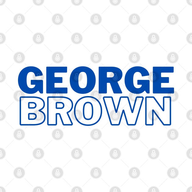 George Brown by stickersbyjori