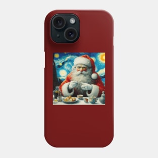 Christmas Santa Claus Van Gogh Phone Case