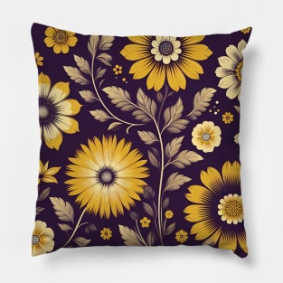 Yellow Flowers Pillow