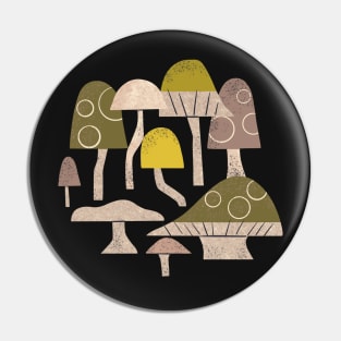 Toadstools Pin