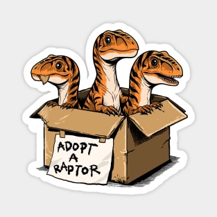 Prehistoric Adoption: Adopt a Raptor Magnet