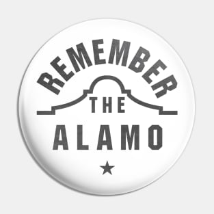 Remember the Alamo Texas Design Pin