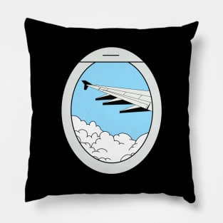 Window airplane Pillow