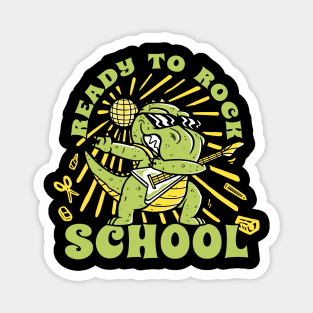 Ready To Rock School T-Rex Magnet