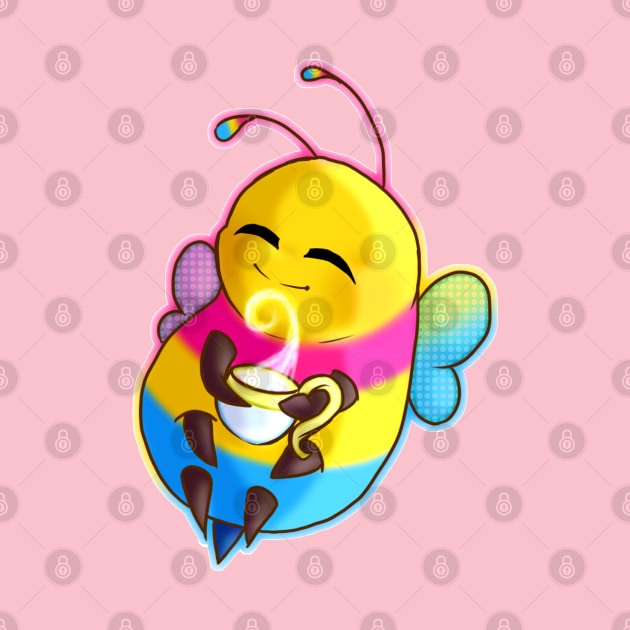 Pansexual bee by Zorveechu