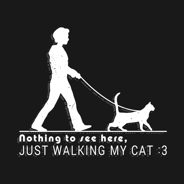 Just Walking my Cat by CCDesign