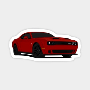 HELLCAT DARK-RED Magnet