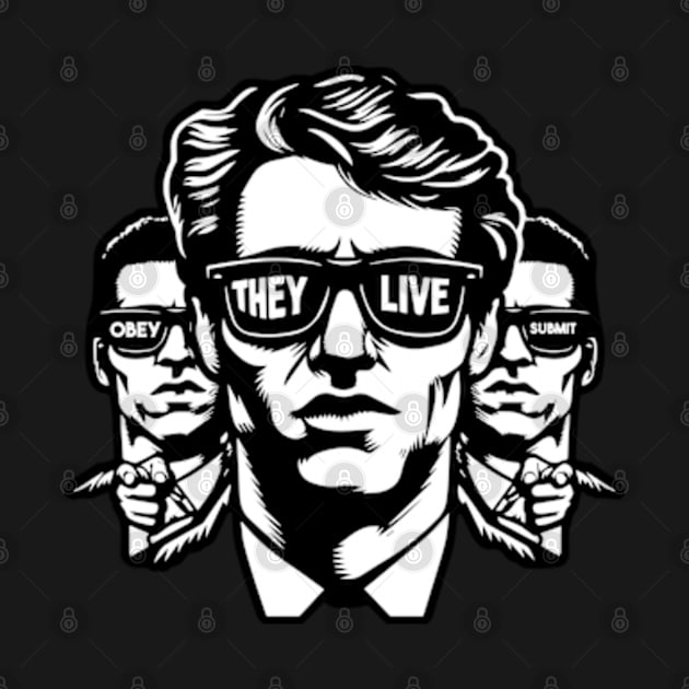 They Live Obey Submit by ArtFactoryAI