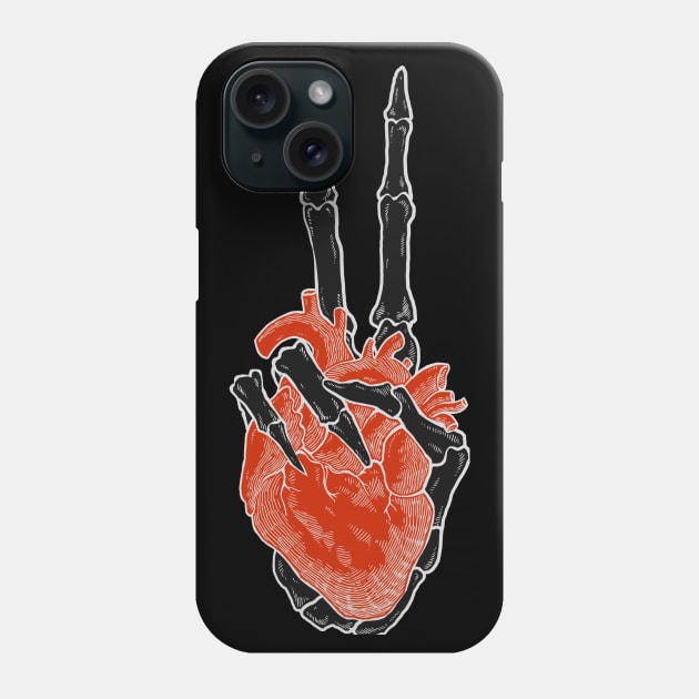 Peace heart Phone Case by barmalisiRTB