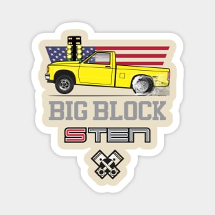 Big Block Yellow Magnet