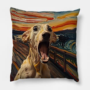 The Scream Dog Pillow