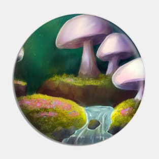 Hidden Mushroom Forest - Day Pin