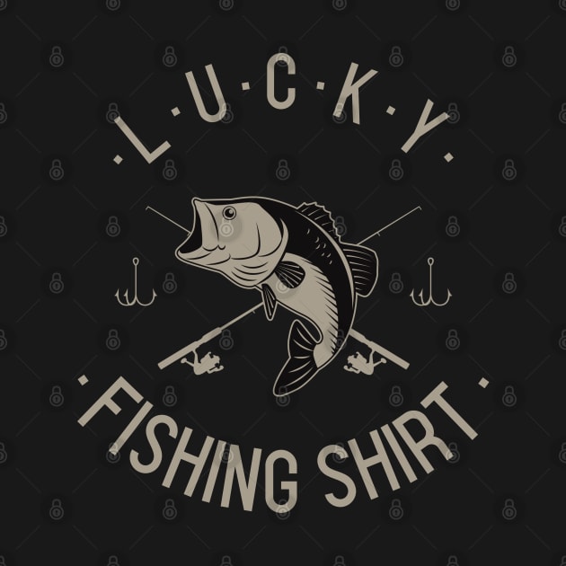 lucky fishing shirt by irvanelist