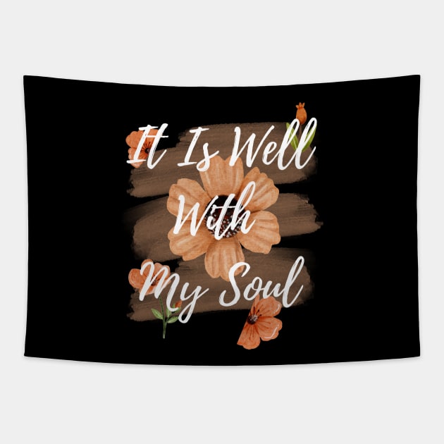 It Is Well With My Soul | Christian Tapestry by All Things Gospel