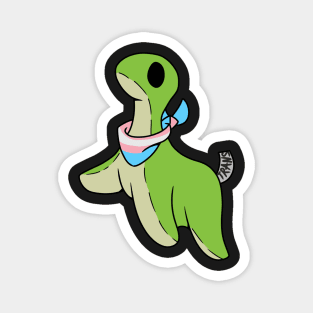 Transgender pride Nessie Magnet