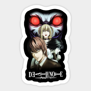 death note stickers teepublic