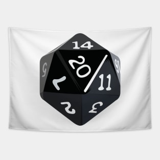 Nerdy D20 role game Tapestry