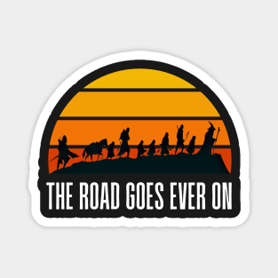 The Road Goes Ever On II - Fellowship Magnet