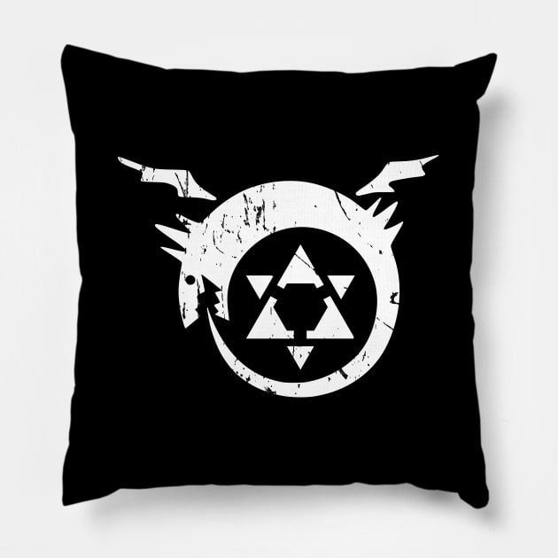 Homunculus white symbol Pillow by OtakuShirt