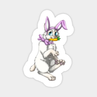 Bobtail BunnyCat: Cream Point (Pink) Magnet