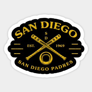 San Diego Padres: Classic Logo - MLB Removable Wall Decal Giant Logo 51W x 38H