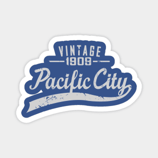 Pacific City Retro (Light) Magnet