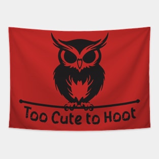 Too Cute to Hoot Tapestry