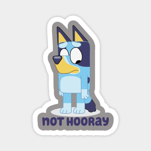 Not Hooray Magnet by Justine Nolanz