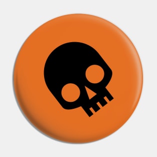 Halloween tombstone skull Pin