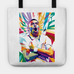 Kylian Mbappe illustration Tote