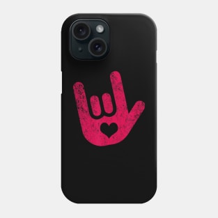 ASL Sign Language I Love You Sign Phone Case