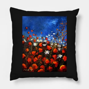 Red poppies Pillow