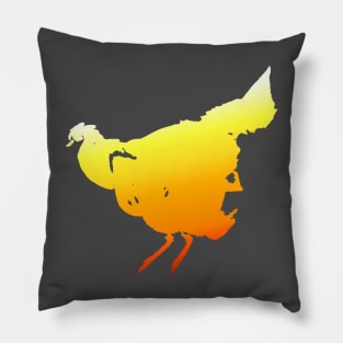 chicken of gold Pillow
