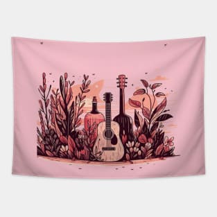 guitar garden Tapestry