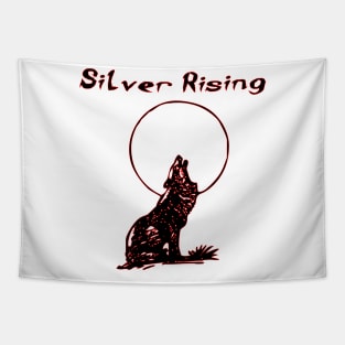 Silver Rising Tapestry