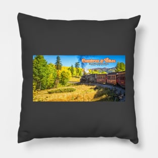 Cumbres and Toltec Narrow Gauge Railroad Route Pillow