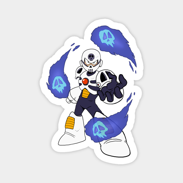 Skullman Megaman Magnet Teepublic